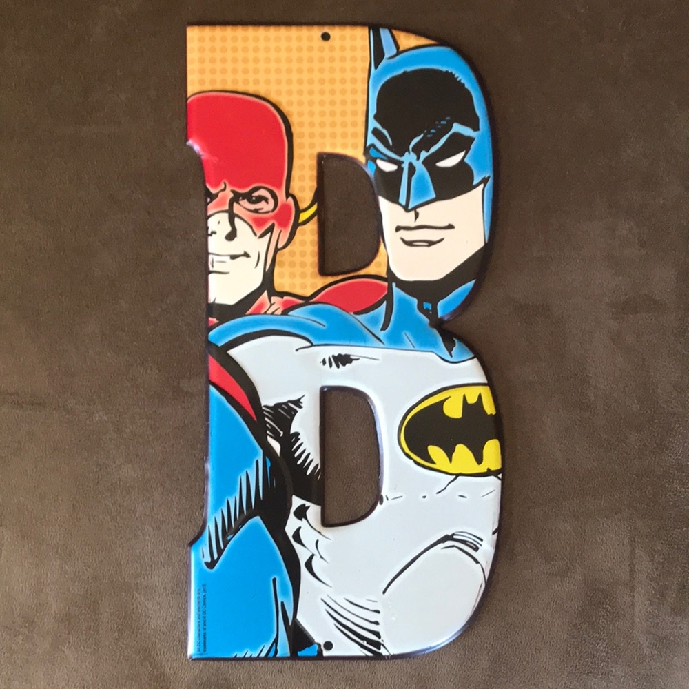 Batman & Flash letter-B